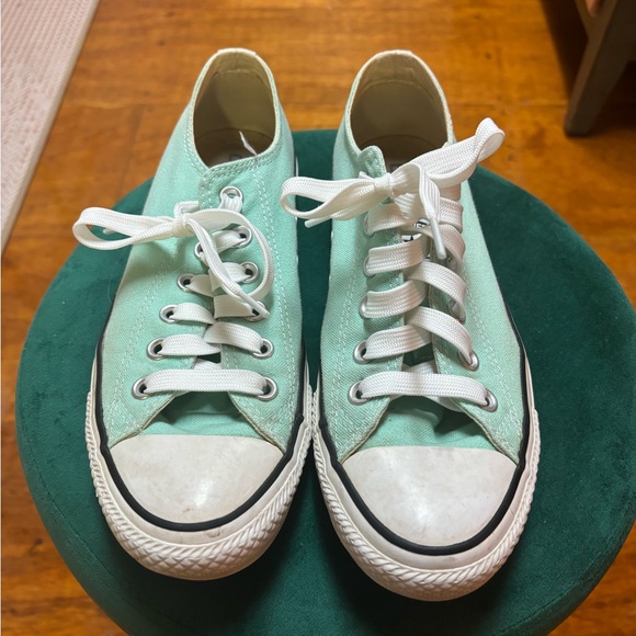 Seafoam All Star Converse Women’s 8 - Picture 1 of 7